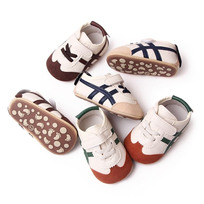 Coco รองเท้าเด็กทารกใหม่ ONITSUKA 0-12 เดือน Prewalker รองเท้าเด็กผู้หญิง 1 3 6 9 12 เดือนล่าสุด