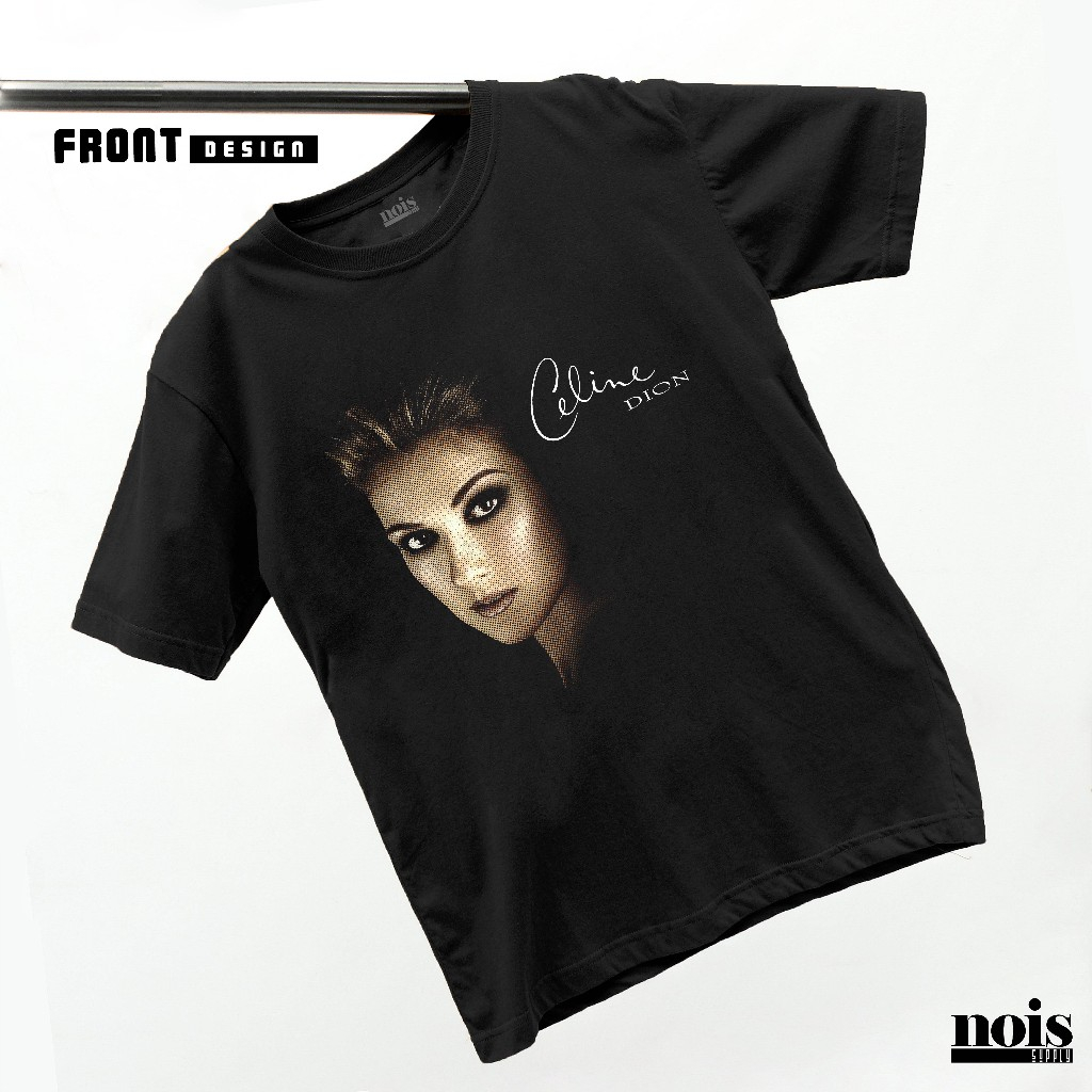 NOIS Music เสื้อยืด Celine Dion Cotton Combed 30s เสื้อยืดสําหรับผู้ชายและผู้หญิง MS142