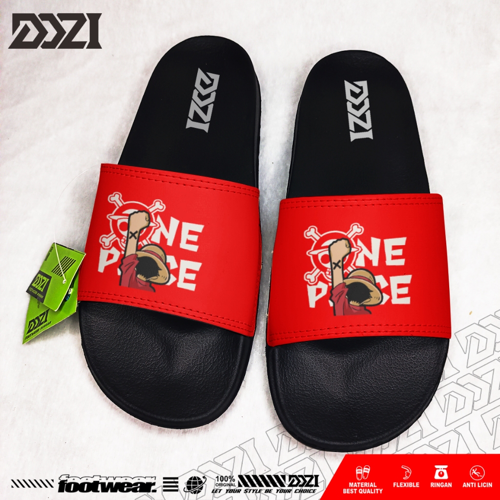 รองเท้าแตะแบบสวม Cool Distro Adult One Piece Luffy