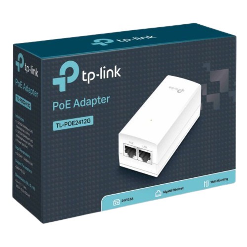 TP-Link POE2412G Gigabit 24VDC Passive PoE Adapter 2412G 2412 TPlink Passive Adapter