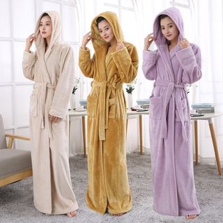 Kimono Handukmandi panjang kupluk// tebal// murah// mandi//Menyerap Air Ada Hoodieu
