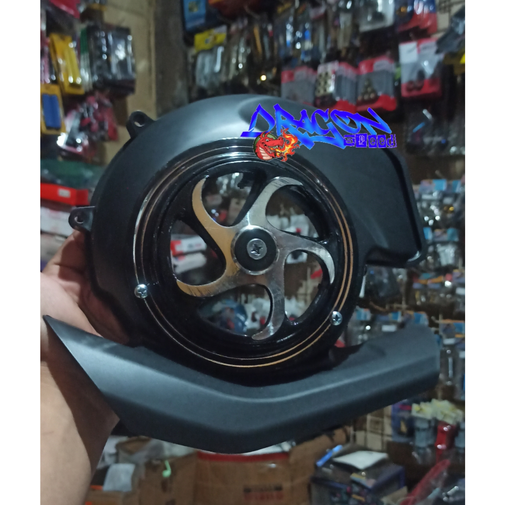 Lokal ฝาครอบพัดลม ฝาครอบพัดลม เครื ่ องปั ่ นในท ้ องถิ ่ น พัดลม pnp yamaha matic freego, fazio, เกียร ์ mio grand filano