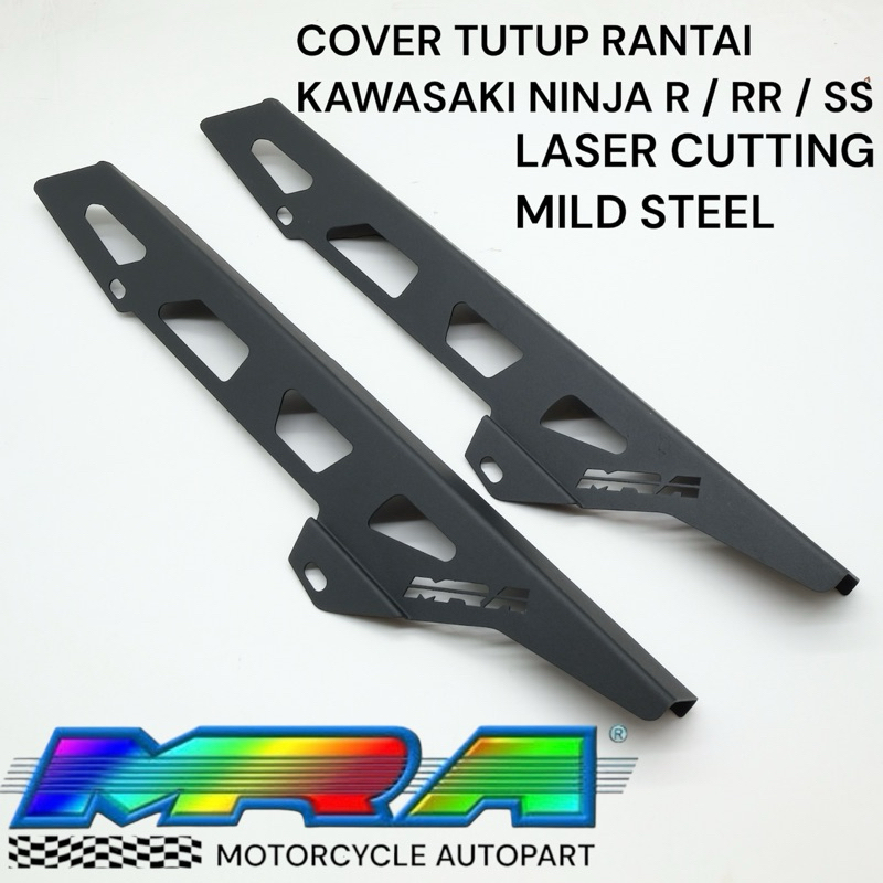 KAWASAKI NINJA R RR SS LASER CUTTING MILD STEEL ฝาครอบโซ่