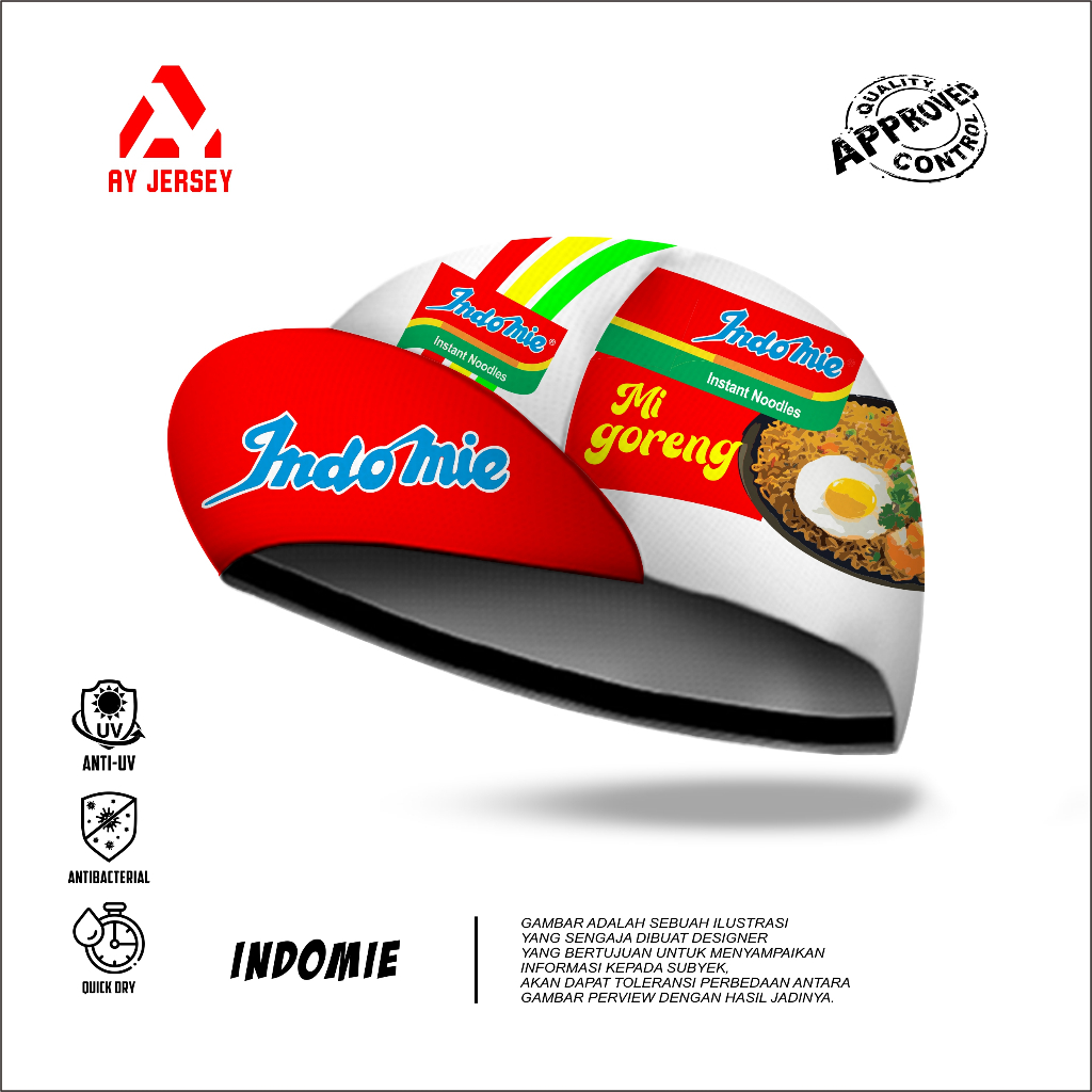 INDOMEI CYCLING CAP (หมวกจระเข้)