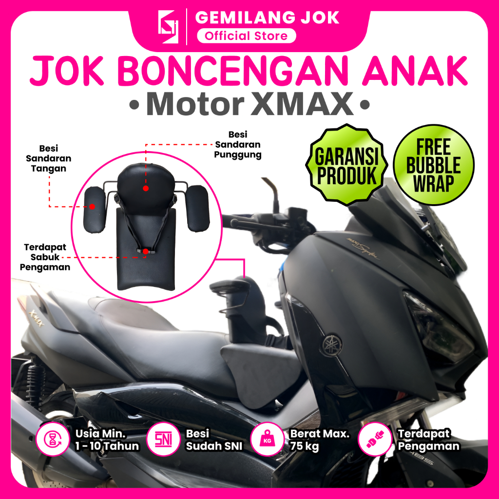 Yamaha Xmax Front Child Motorcycle Seat ที่นั่งอัตโนมัติแบบพกพา