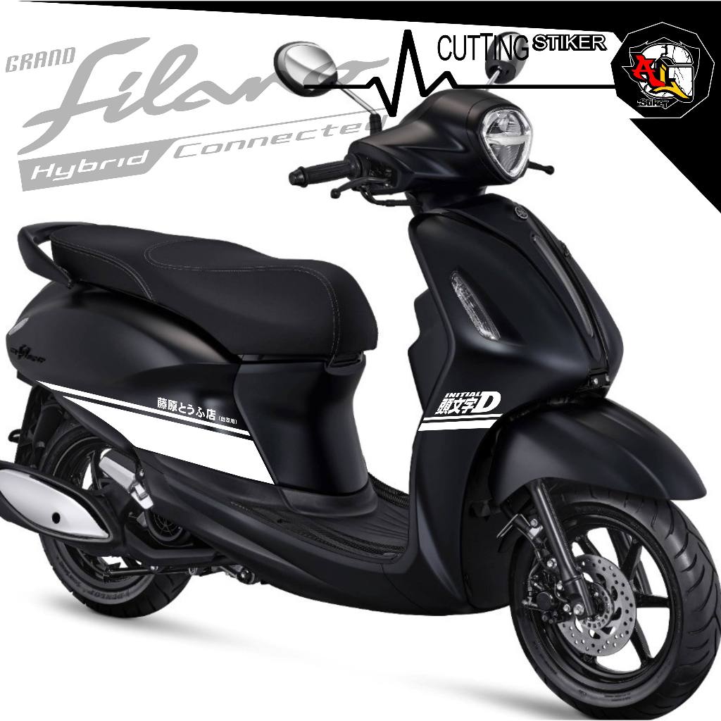 สติ๊กเกอร์ตัดพวกเขาหมุน/SCF.436a/GRIN FILANO STRIPING/สติ๊กเกอร์ DIY/D INITIAL STRIPING/สติ๊กเกอร์อิ