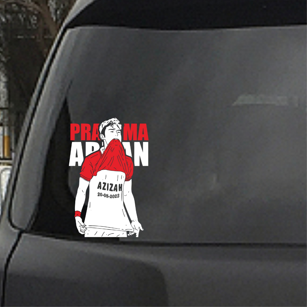 สติ๊กเกอร์ตัดสําหรับ INDONESIAN NATIONAL TEAM CAR ARHAN, COOL, QUALITY CAR WINDOW STICKERS