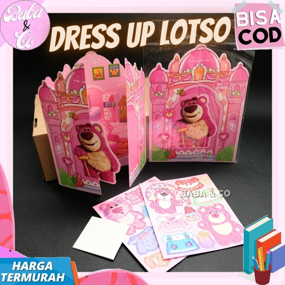 LOTSO DRESS UP สติ๊กเกอร์ DIY QUITE BOOK LOTSO DRESS UP น่ารัก UNIQUE