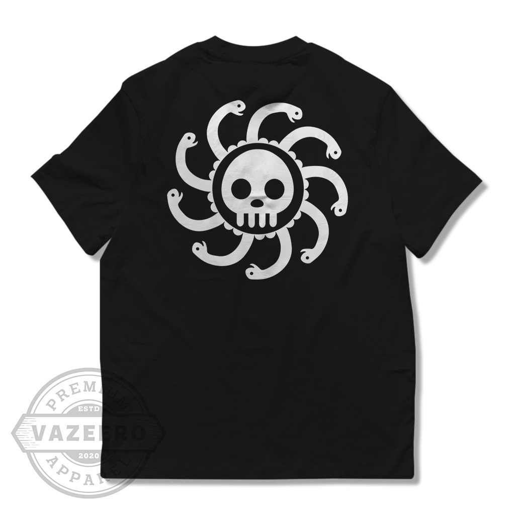 VZR เสื้อยืด One Piece Kuja Pirates - ผ้าฝ้าย 100% Combed 24s