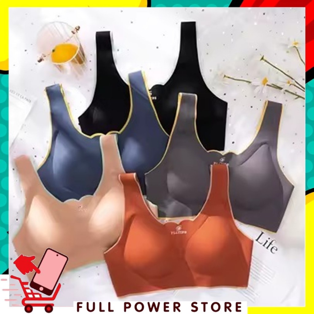 FPS สปอร์ตบรา Underwire ผู้หญิง 6885 ไม่มีรอยต่อเล่นลูกไม้พร้อมแผ่นโฟมรอบคอลูกไม้ชุดชั้นในสําหรับโยค