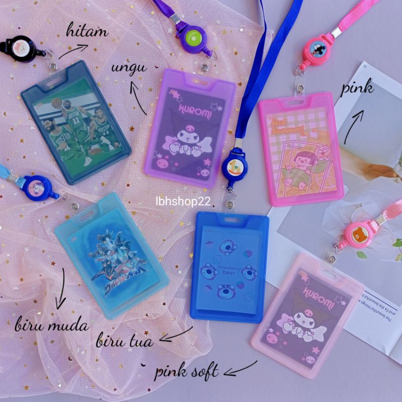 LBH Large Square ID Card/Name Card Holder/Character ID Card/Name Tag Lanyard