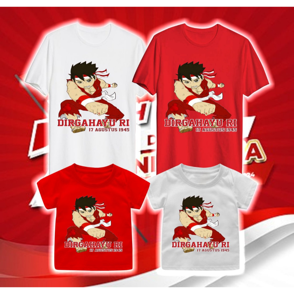 Merah PUTIH Tops For Girls, Boys, Birthdays, RI/Clothes In 79-12 Years/Adults Red And White UK S-7XL