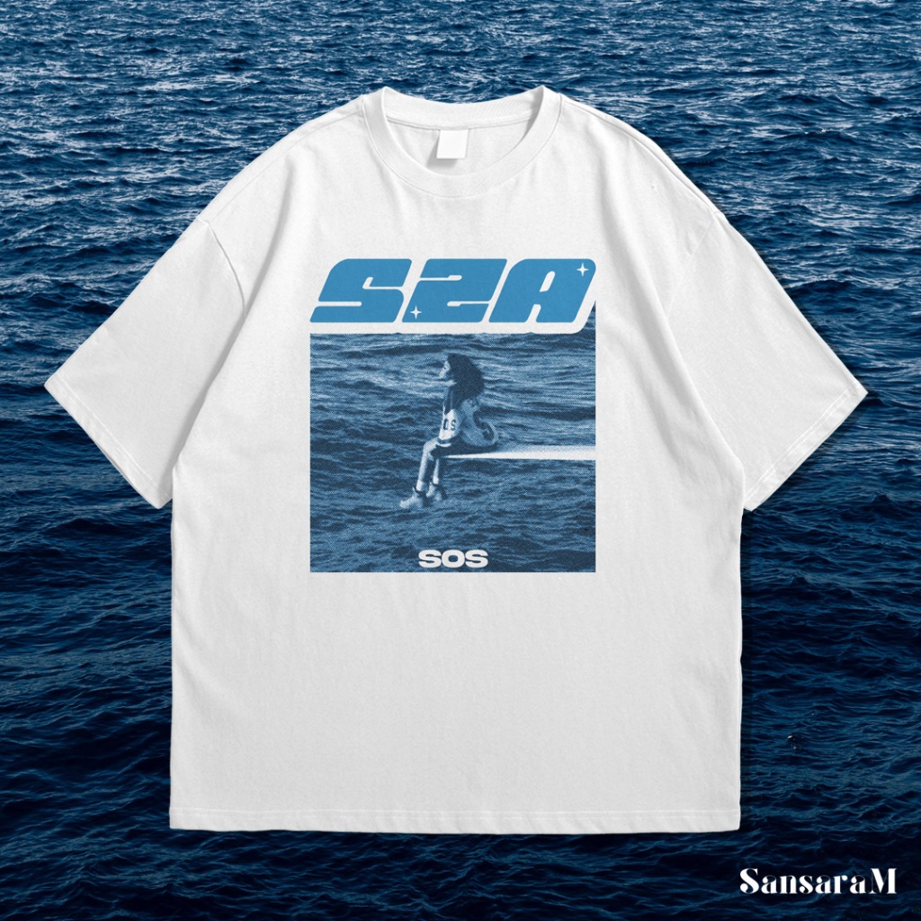 เสื้อยืด SZA Oversize SZA SOS Merch