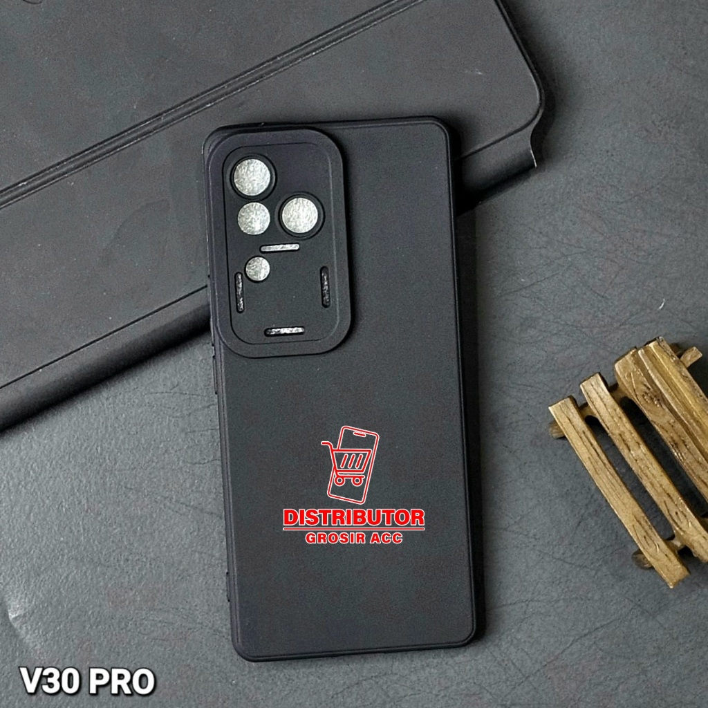 เคส VIVO V30 PRO MACAROON PRO CAMERA BLACK SOFTCASE BLACK VIVO V30 PRO