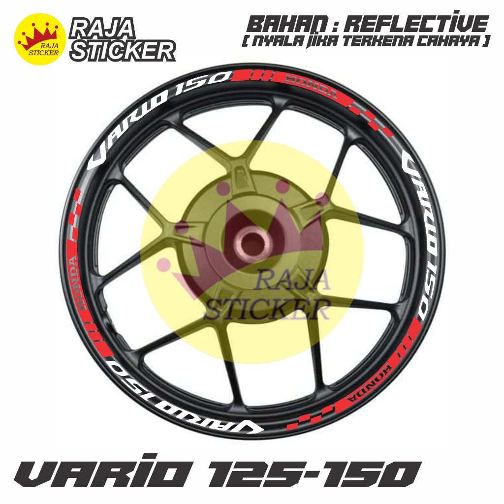 Rim Sticker VARIO 150 rim Sticker วัสดุสะท้อนแสง