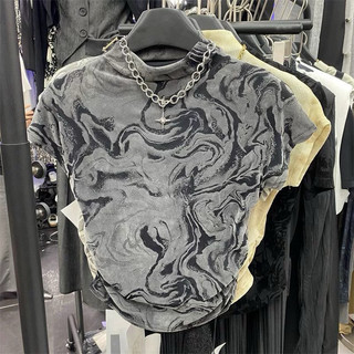 savalia | Zoey Top | Korean Style Crew Neck Short Sleeve T-shirt Transparent Wanita Tulle