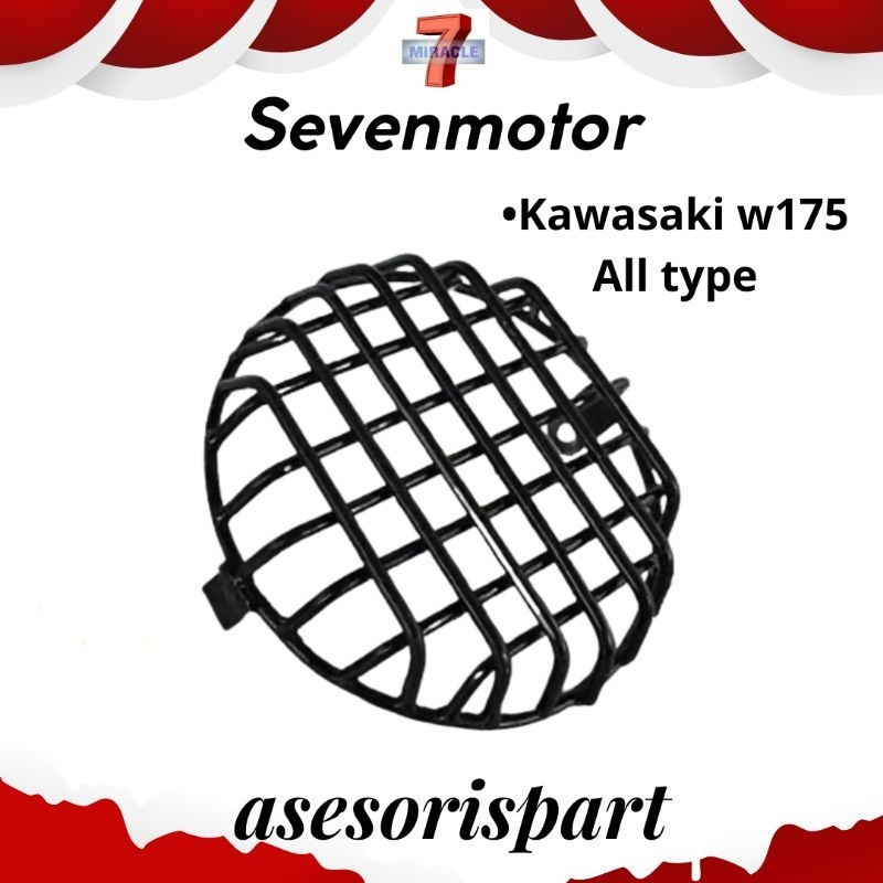 Kawasaki W 175 w175 ตะแกรงไฟหน้า