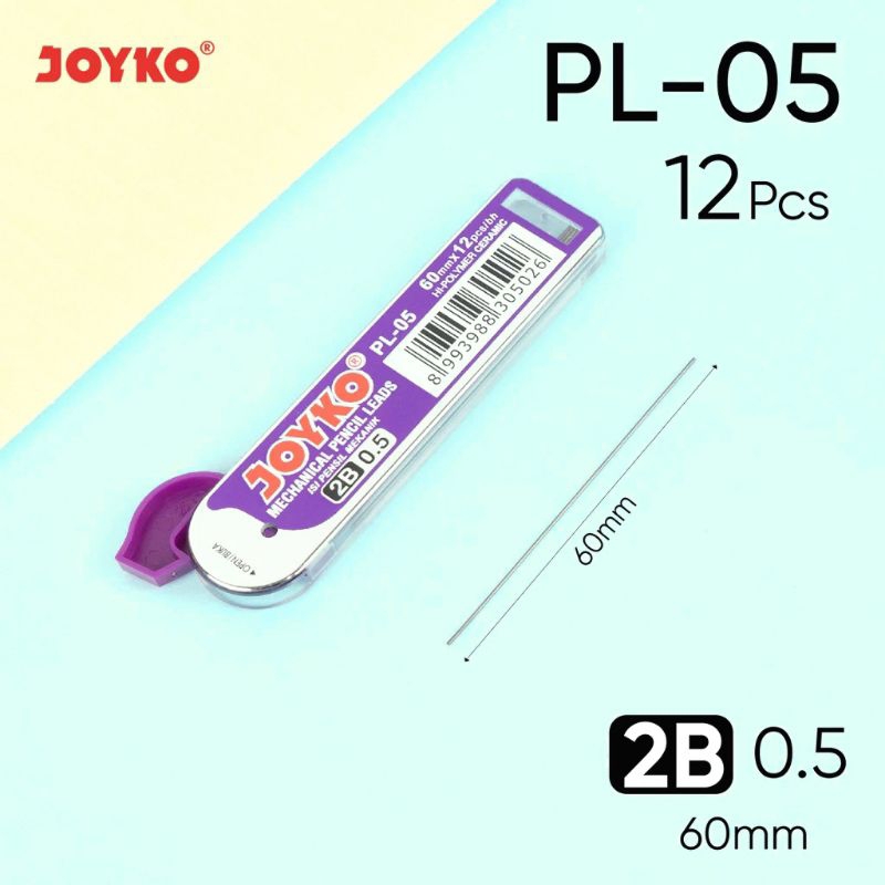 Joyko Lead 2B 0.5 0.7 Refill / Joyko PENCIL Leadle Mechanical PENCIL Lead / Joyko 2B Mechanical PENC