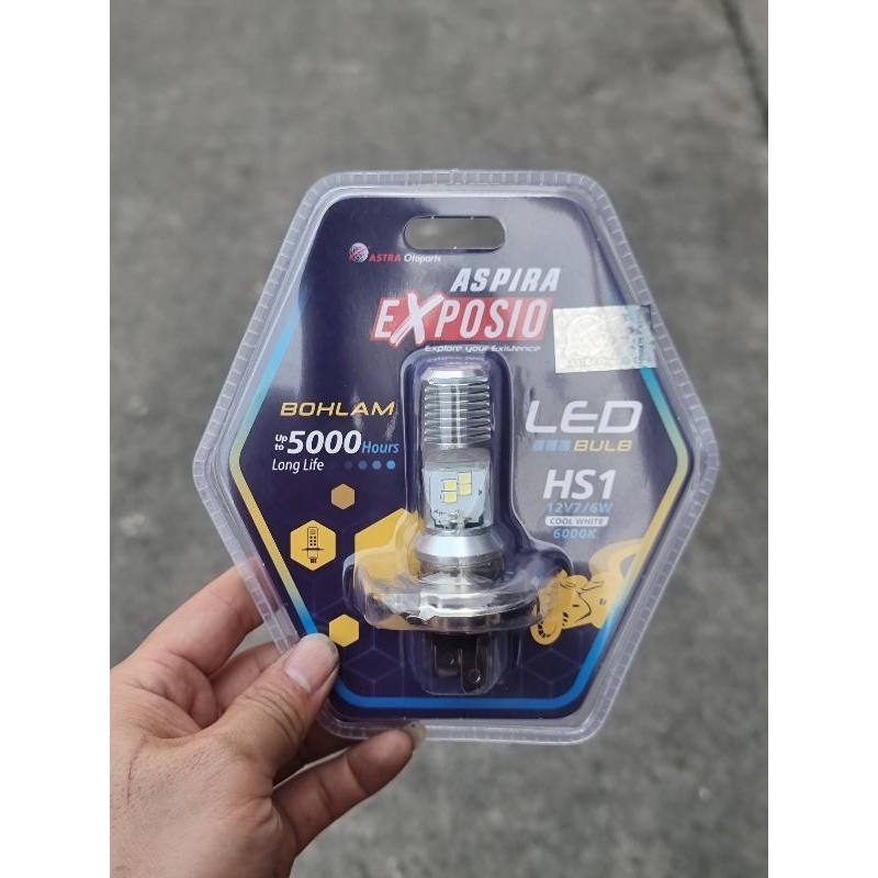 Aspira HS1 หลอดไฟหน้า LED สีขาว