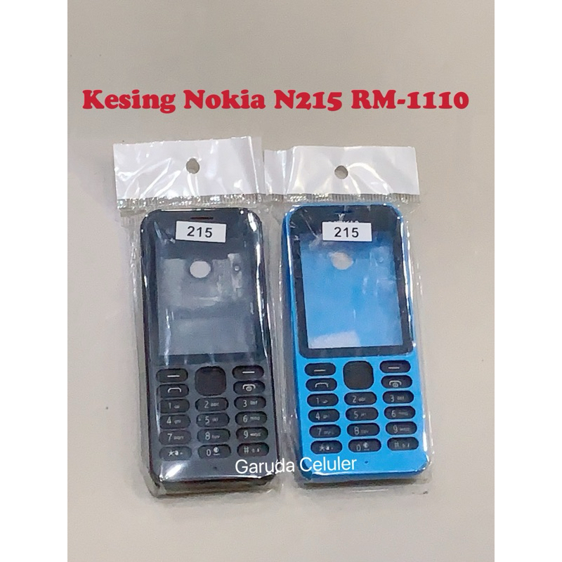 ปลอก Kesing Cs Nokia 215 N215 RM1110 RM-1110 RM 1110 ด้านหน้าด้านหลัง + ปุ่มกด