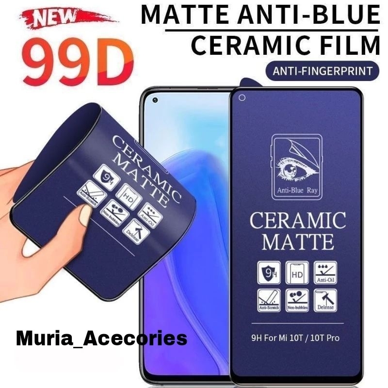 TEMPERD GLASS BLUE CERAMIC MATTE REAME C53 NEW ANTI-SCRATCH