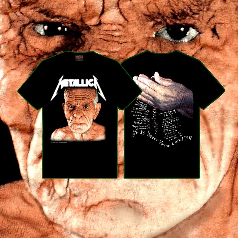 เสื ้ อยืด Metallica OLDMAN ENTER SADMAN