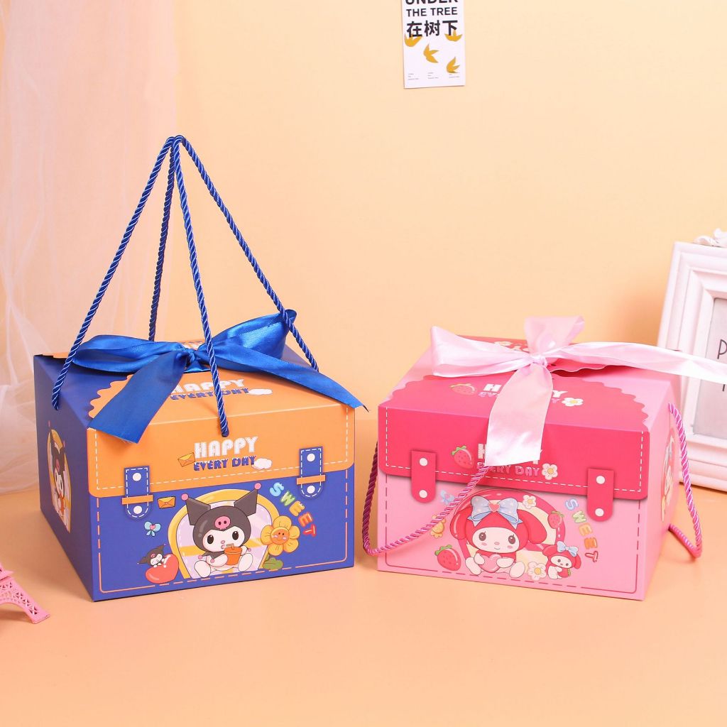 BOX GOODIE BAG SOUVENIR BAG HAMPER SNACK CHILDRENS BIRTHDAY PARTY KUROMI MY MELODY PREMIUM