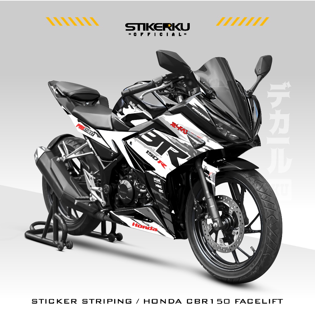 HONDA CBR150 FACELIFT / MTF 1 CO / SEMIFULL / K45G / STOCK DECALS / สติ๊กเกอร์ / VIRAL STICKERKUDECA