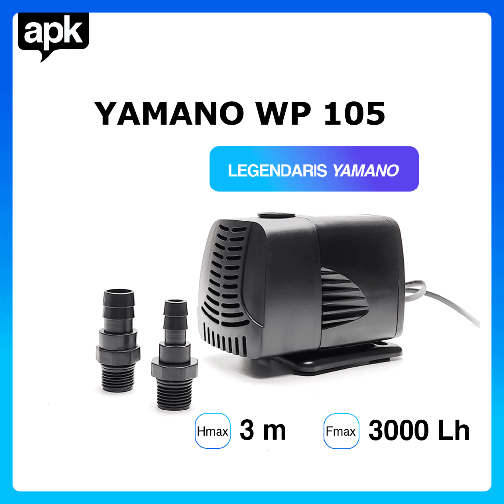 YAMANO WP 105 Submersible Aquairum Pump 3000 Lph