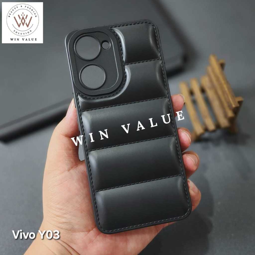 Vivo Y03T Vivo Y03 ปลอกหมอน / ปลอกหมอน Softcase สีดํา Vivo Y03T Vivo Y03