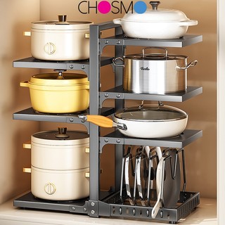 Rak Mount Panci Dapur Susun Rak Panci Bawah Wastafel Stainless Steel Side Dish Rack Pan Wall Mountable Countertop