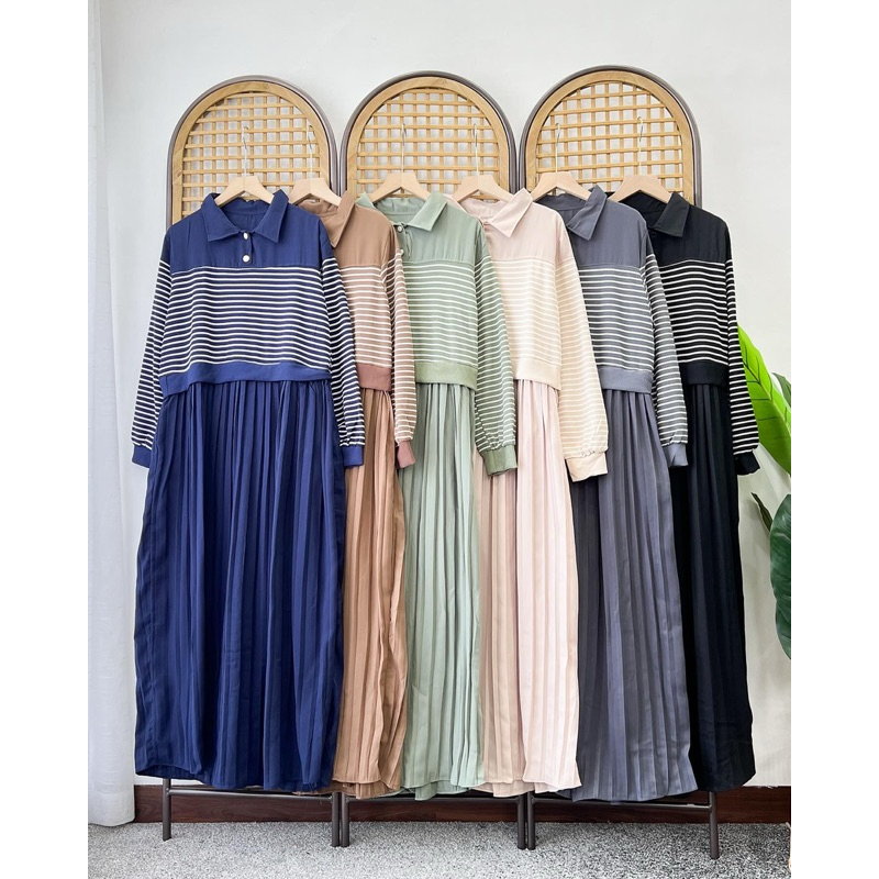 MALIKA PLISKET DRESS