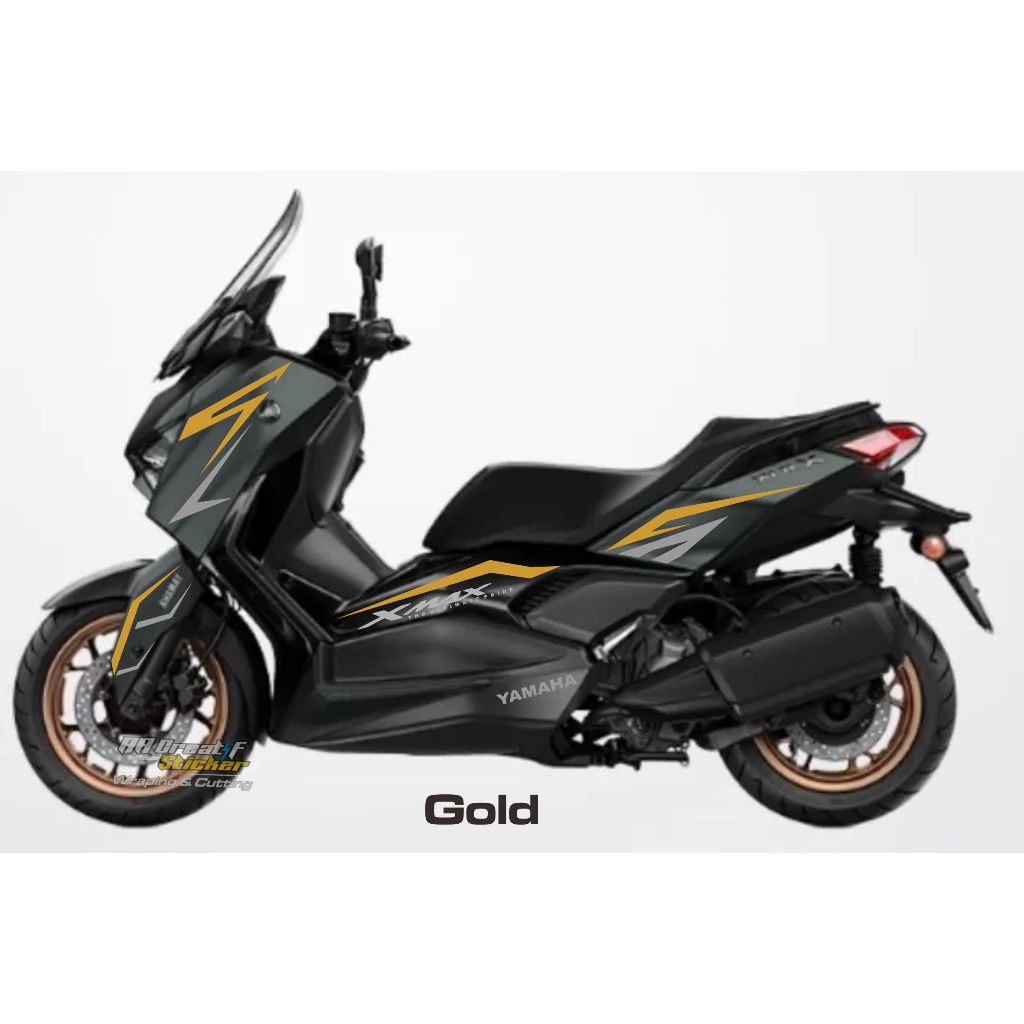 CUTTING STICKER CUTTING STICKER liss polet YAMAHA XMAX 2024 MINIMALIST