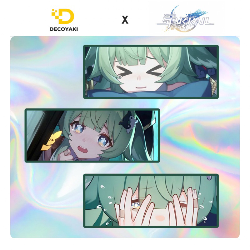Huohuo Honkai Star Rail Hologram Slap สติกเกอร์โฮโลแกรมรางดาว Huo Honkai