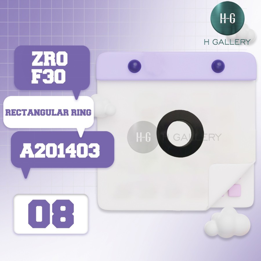 ZRO - F 30 / SPARE PART ZRO F-30 [ RECTANGULAR RING ] *S