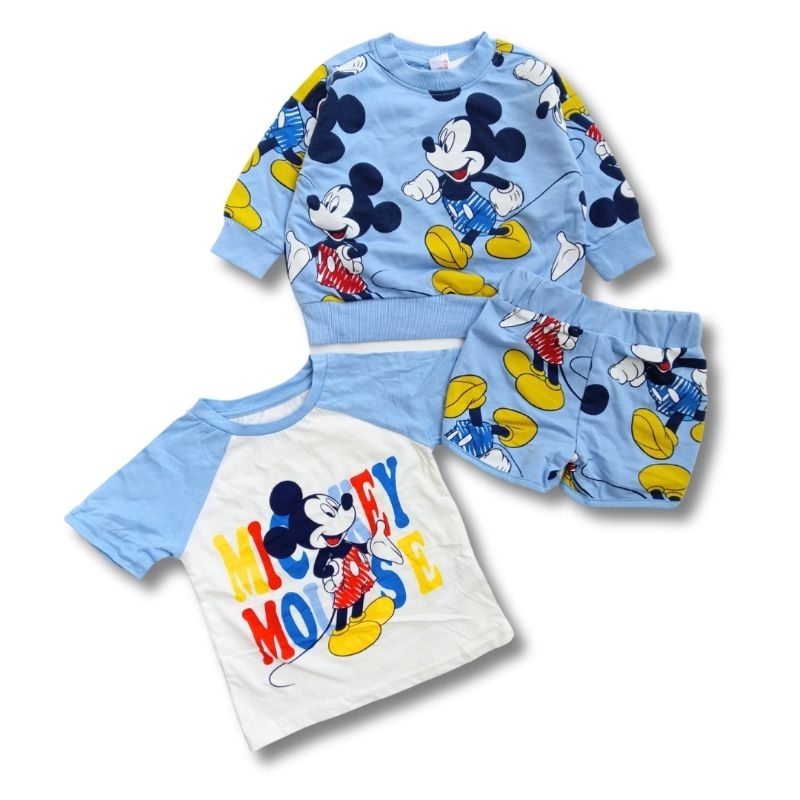 SET 3IN1 SHORT PANTS - SET CO BABY TODDLER DJ3S