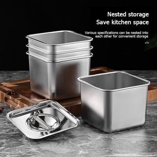 Stainless steel food tray/stainless steel food container/stainless steel food storage box/set of containers and lids
