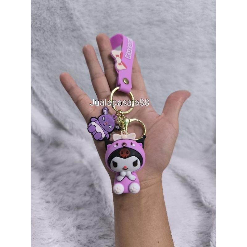 GANTUNGAN Kuromi พวงกุญแจ/พวงกุญแจ coomi/พวงกุญแจcurumi/พวงกุญแจcuomi/พวงกุญแจcuomi/kuromi