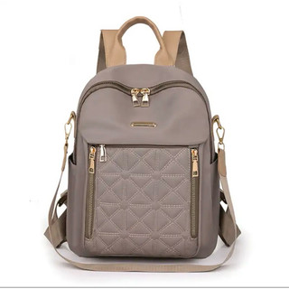 Nargez.offi.id - Ransel Levi - Tas Ransel Wanita | Tas Gendong Wanita | Tas Sekolah Wanita | Tas Kuliah Wanita | Bahan Nylon Tebal | Warna Hitam Khaki Maroon | Tas Ransel Wanita Motif Bordir