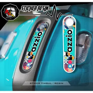 FAZIO PANEL EMLEM/PANEL.5/RESIN STICKER/FAZZIO PANEL STICKER/MOTORCYCLE CLE STICKER/FAZIO 125 SPEEDOMETER PANEL/RESIN/RADISE