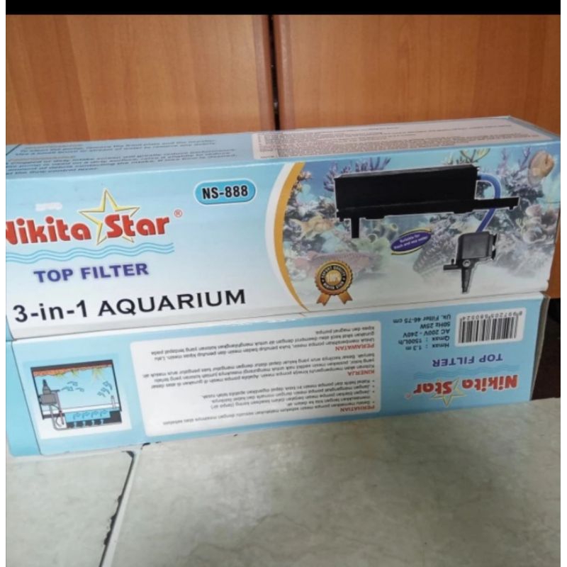 ชุดสูงสุด กล่อง กรอง พิพิธภัณฑ์สัตว์น้ํา นิกิตะ ดาว NS 888