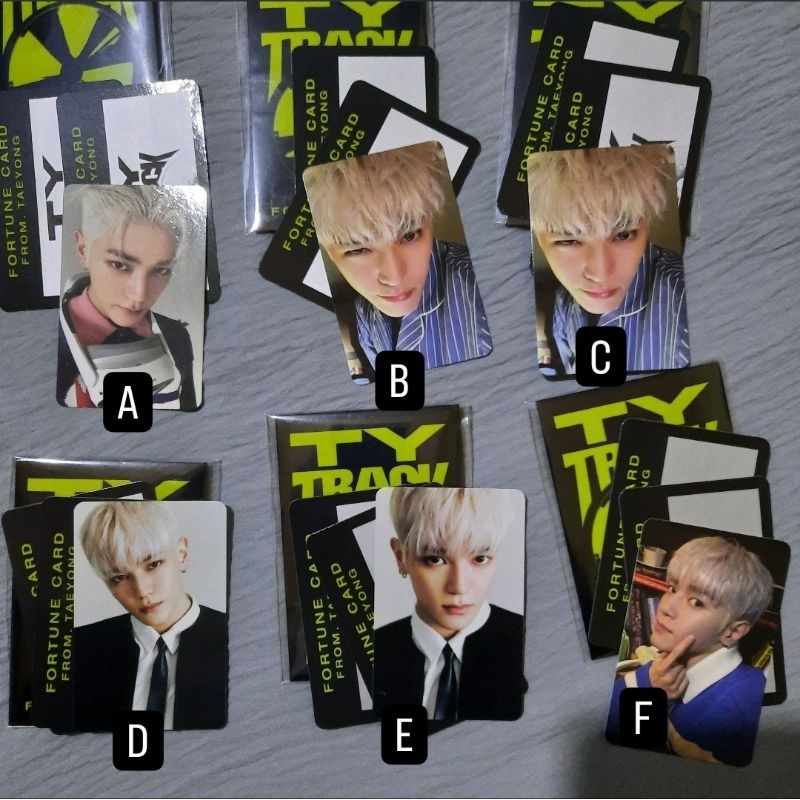 !! Pc TAEYONG TY TRACK FORTUNE SCRATCH UNSEALED