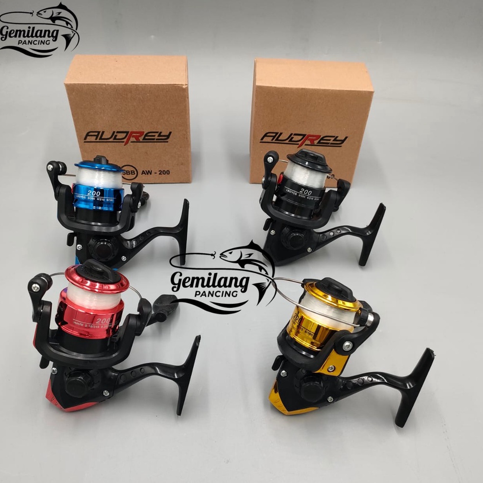 ดีมาก FISHING REEL AUDREY AW2 5 แบริ่ง INSTALLED STRING