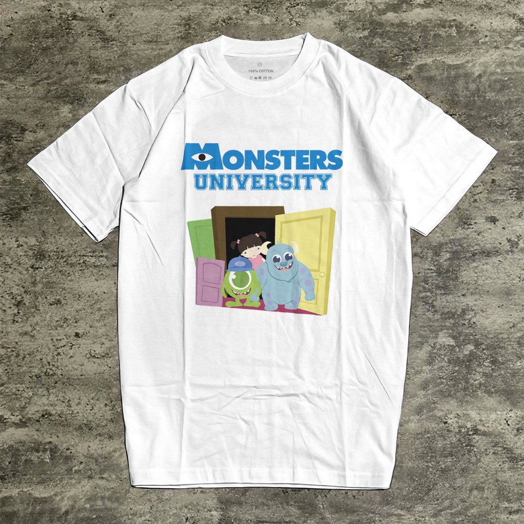 Shdn.co - Monster INC Distro Cotton 24s เสื้อยืด Monster University Top