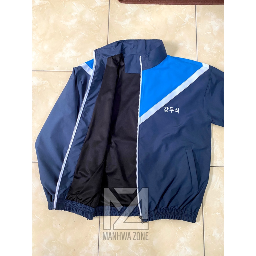 Kang Dooshik Nowon High School Manhwa Pearl Boy Jacket / Nowon Jin Jooha Tracksuit Jacket - รูปที่ 3