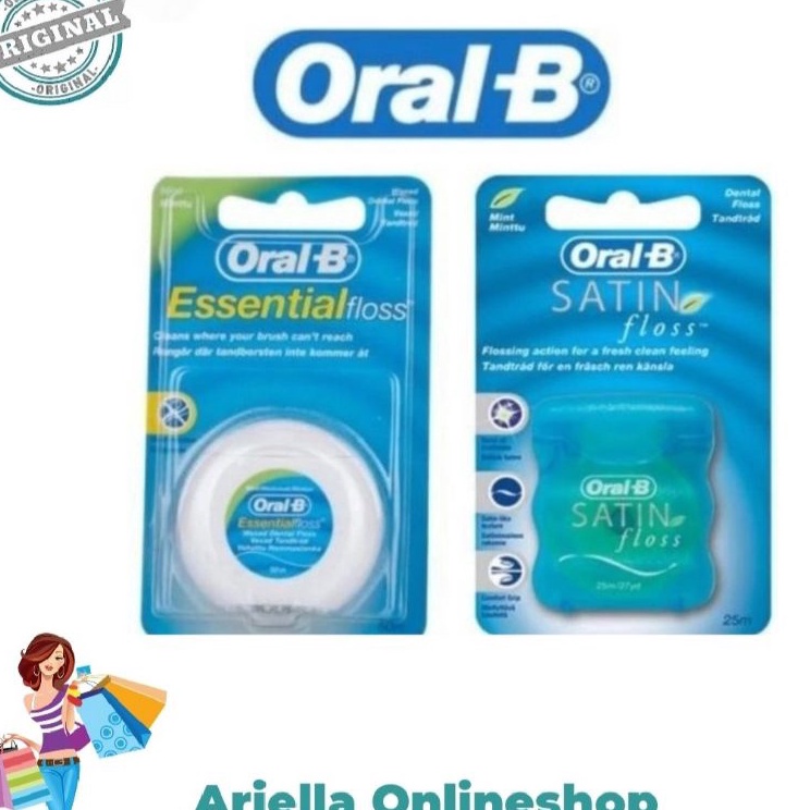 Oral B Dental Floss Essential Satin Dental Floss ราคา