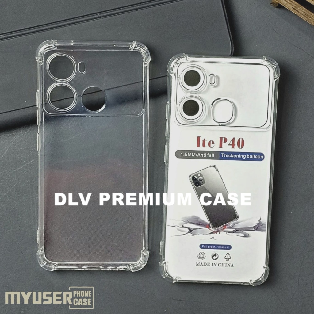ITEL P40 CASE AIRBAG ANTI CRACK THICK SOFTCASE CLEAR ITEL P40