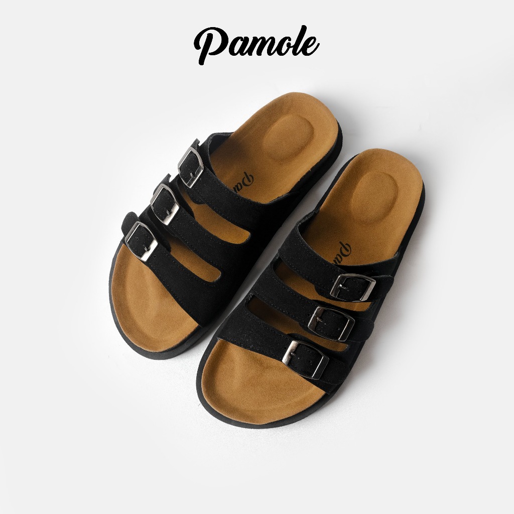 NEW PAMOLE - MODERN รองเท้าแตะผู้หญิง รองเท้าแตะส้นแบนผู้หญิง รองเท้าแตะผู้หญิง - LAVA SERIES