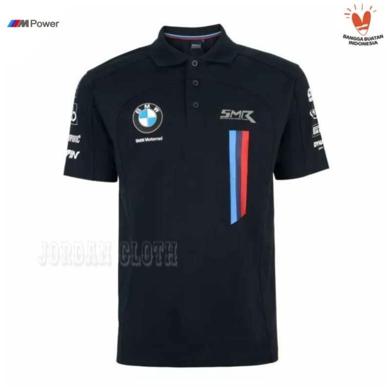 เสื้อโปโล เสื้อยืด เสื้อคอปก BMW Motorrad World Superbike Team