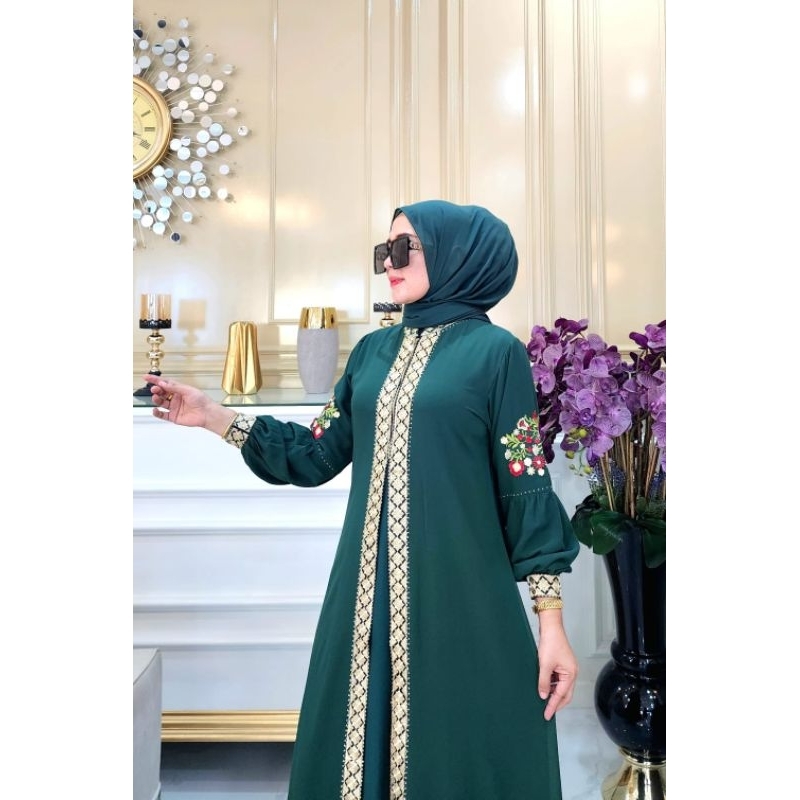 ล่าสุด LUXURY CERRY BALLOON CHIKMAT TURKISH ABAYA GAMIS